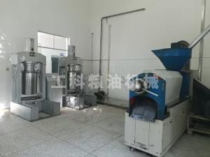 核桃油压榨设备安装现场