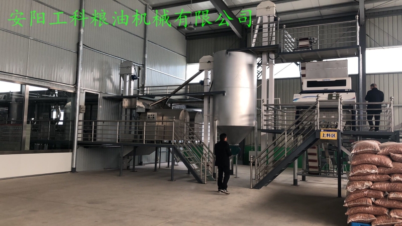 3.120 ton soybean oil steaming and frying section